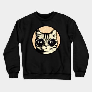 hop-hop vintage cat Crewneck Sweatshirt